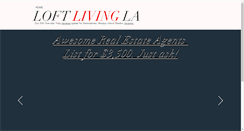 Desktop Screenshot of loftlivingla.com