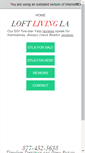 Mobile Screenshot of loftlivingla.com